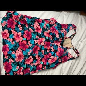 Ava + Viv Hibiscus Bathing Suit Top